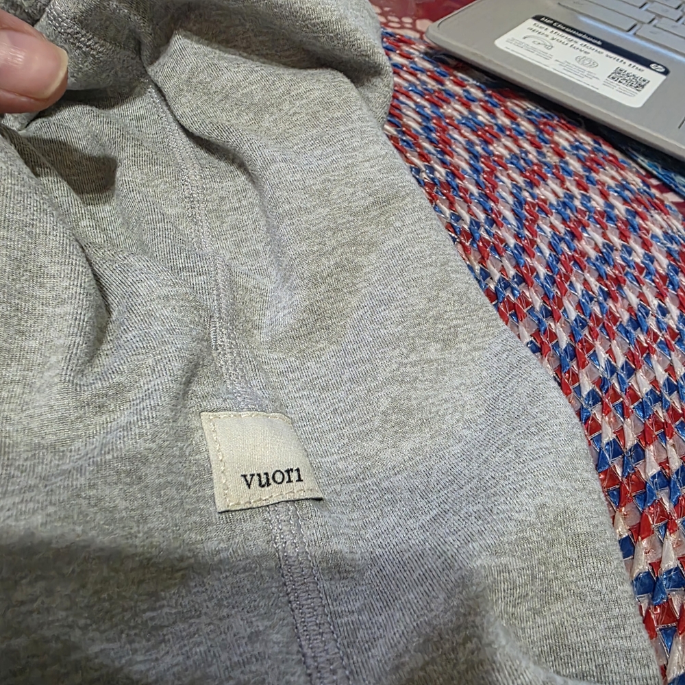 Vuori Heather Gray Joggers with Drawstring Womens Used Size M - Picture 5 of 6